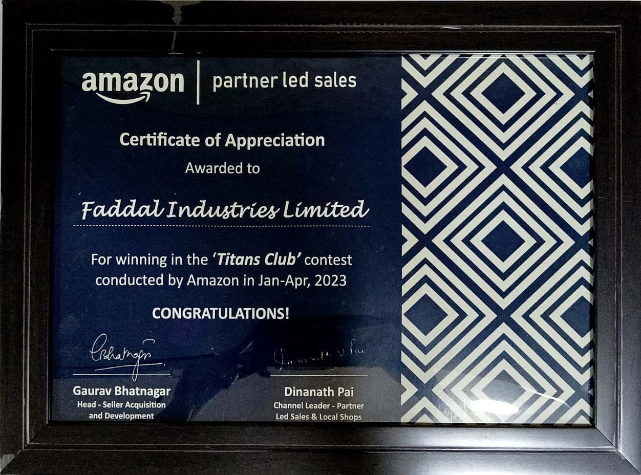 Certificate of Appreciation